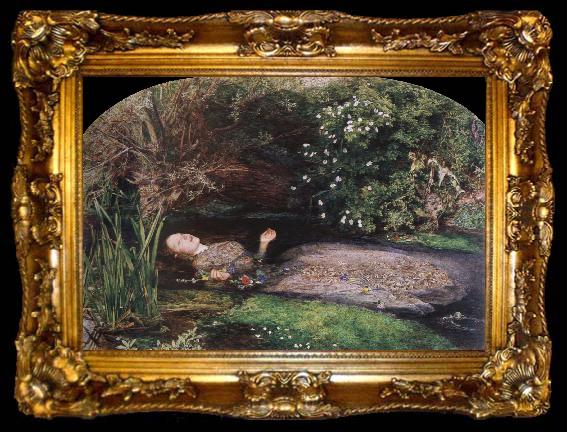 framed  Sir John Everett Millais ophelia, ta009-2